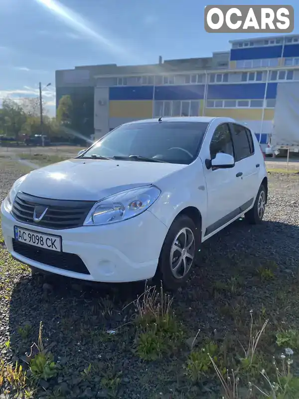 Хетчбек Dacia Sandero 2009 1.4 л. Ручна / Механіка обл. Волинська, Нововолинськ - Фото 1/8