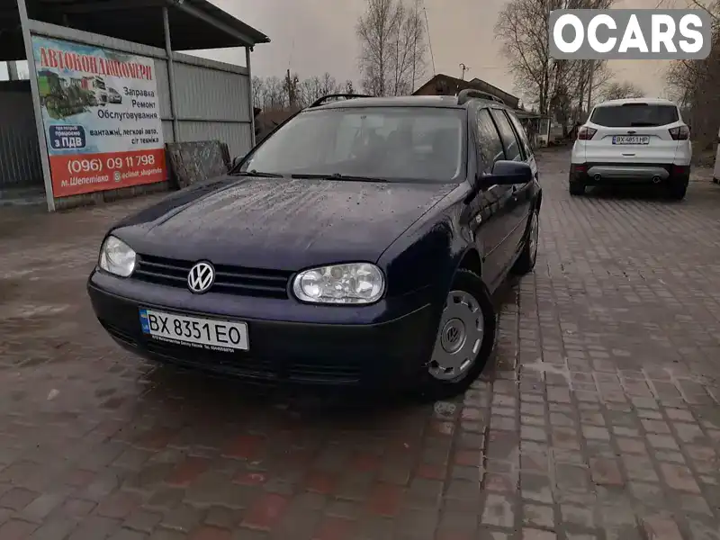 Универсал Volkswagen Golf 2002 1.6 л. Ручная / Механика обл. Хмельницкая, Изяслав - Фото 1/17