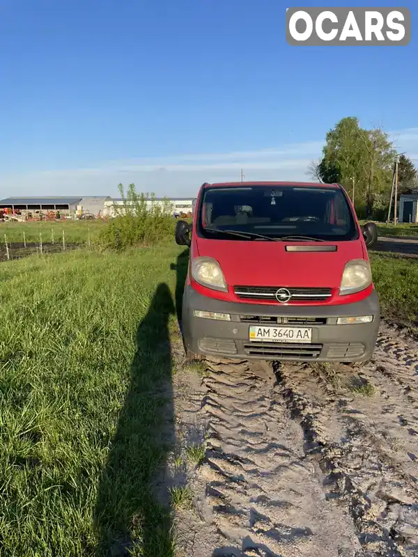 Мінівен Opel Vivaro 2002 1.9 л. Ручна / Механіка обл. Житомирська, Житомир - Фото 1/13