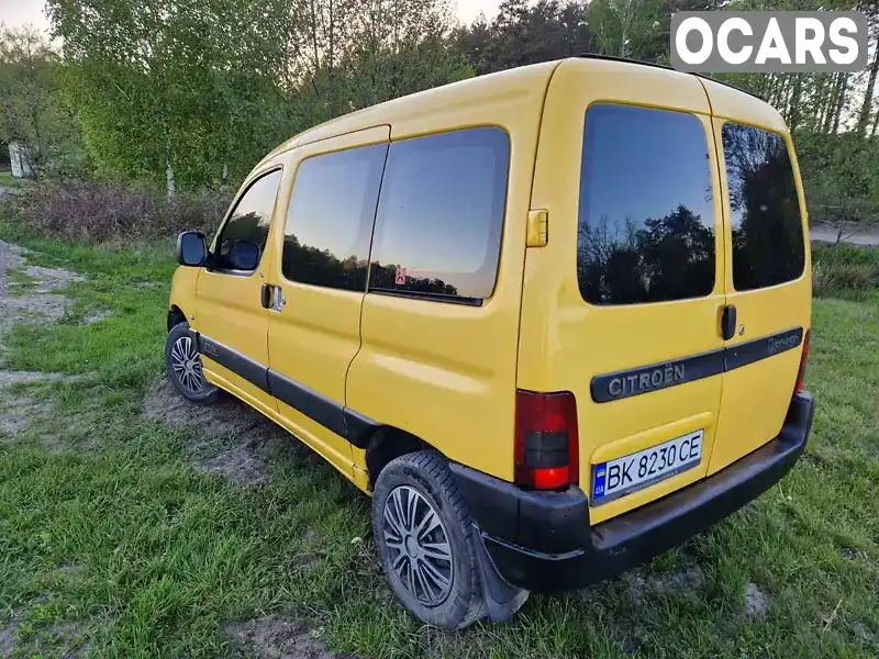 Минивэн Citroen Berlingo 2003 1.87 л. Ручная / Механика обл. Ровенская, Сарны - Фото 1/21