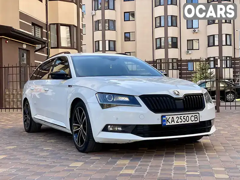 Універсал Skoda Superb 2016 2 л. Автомат обл. Київська, Вишневе - Фото 1/21