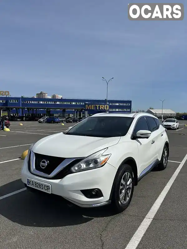 Позашляховик / Кросовер Nissan Murano 2016 3.5 л. Автомат обл. Київська, Київ - Фото 1/19