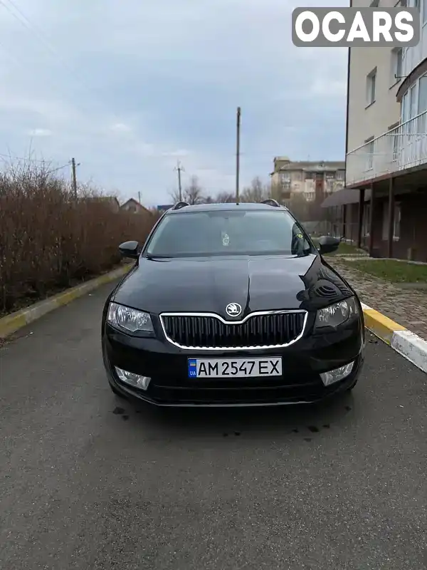 Универсал Skoda Octavia 2014 1.6 л. Ручная / Механика обл. Житомирская, Попельня - Фото 1/9