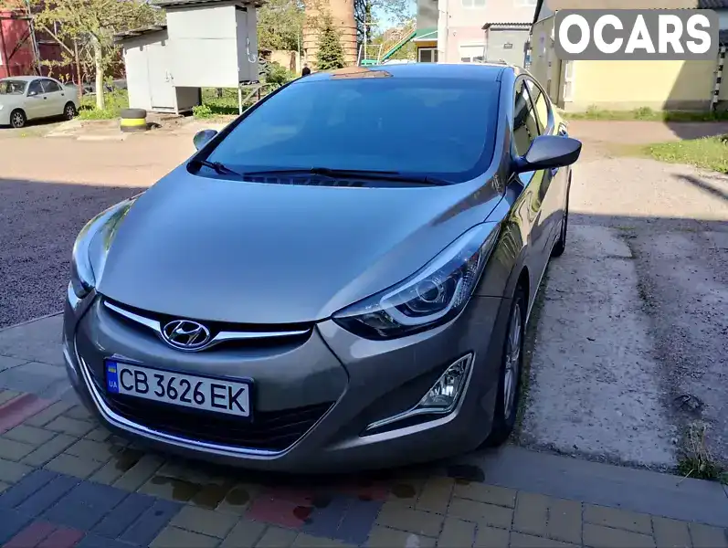 Седан Hyundai Elantra 2014 1.8 л. Автомат обл. Черниговская, Прилуки - Фото 1/15