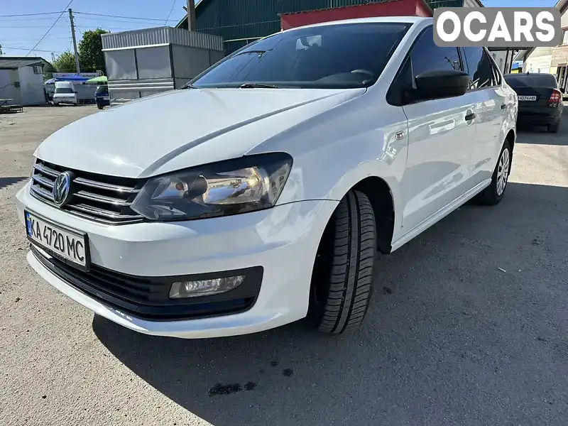 Седан Volkswagen Polo 2018 1.6 л. Ручная / Механика обл. Житомирская, Попельня - Фото 1/14