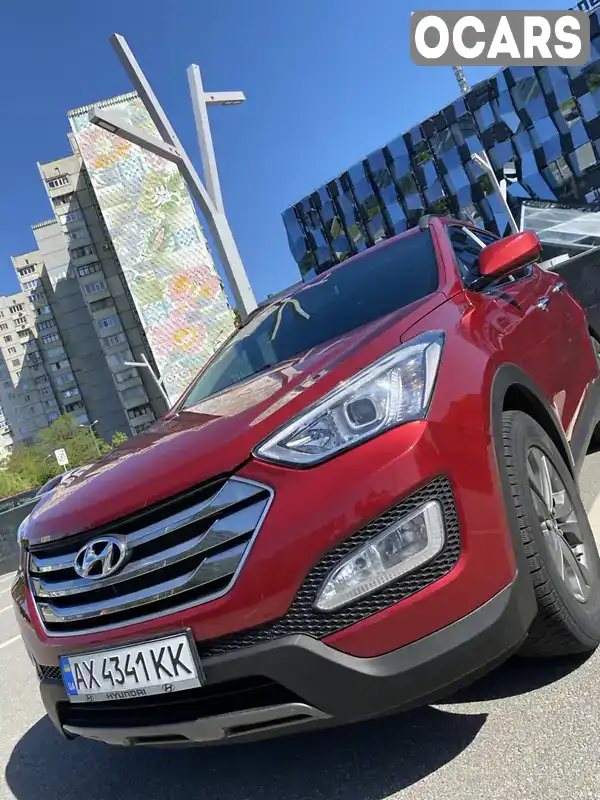 Позашляховик / Кросовер Hyundai Santa FE 2015 2.4 л. Автомат обл. Харківська, Харків - Фото 1/20