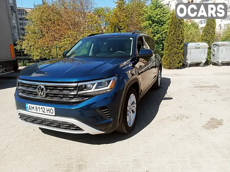 Внедорожник / Кроссовер Volkswagen Atlas 2021 3.6 л. Автомат обл. Житомирская, Житомир - Фото 1/21