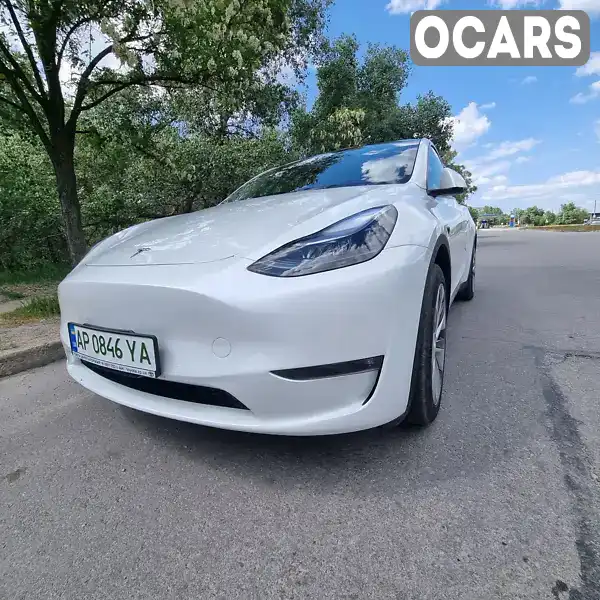 Внедорожник / Кроссовер Tesla Model Y 2021 null_content л. Автомат обл. Запорожская, Запорожье - Фото 1/21