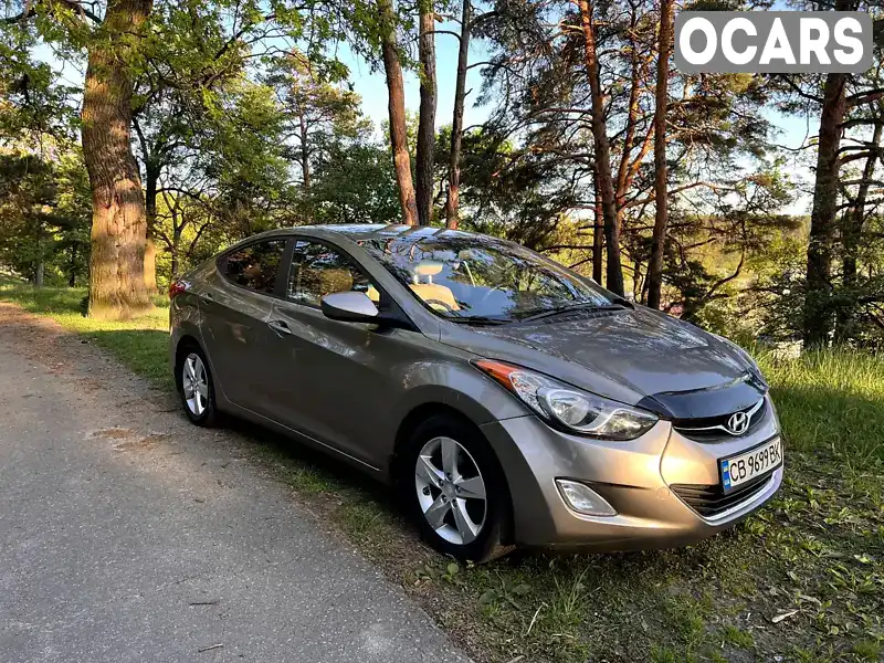 Седан Hyundai Elantra 2013 1.8 л. Автомат обл. Черниговская, Чернигов - Фото 1/13