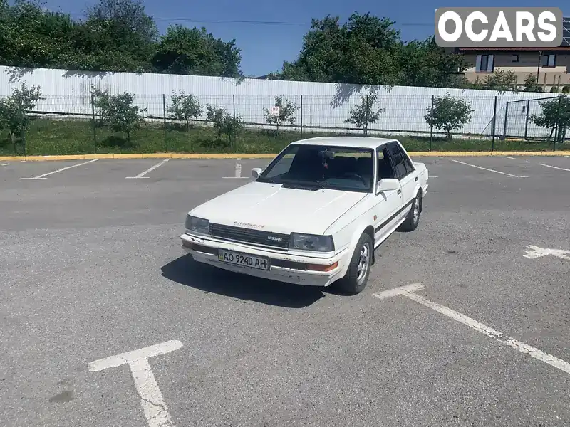 Седан Nissan Bluebird 1987 2 л. Ручна / Механіка обл. Закарпатська, Ужгород - Фото 1/12