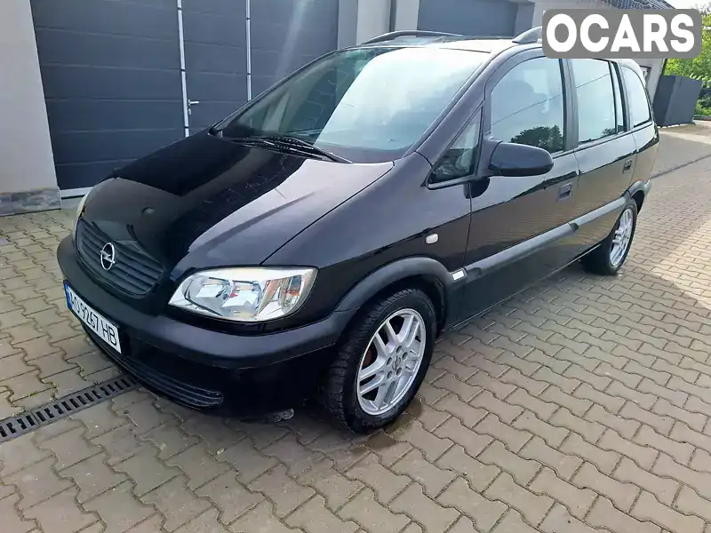 Мінівен Opel Zafira 2002 1.6 л. Ручна / Механіка обл. Закарпатська, Ужгород - Фото 1/10