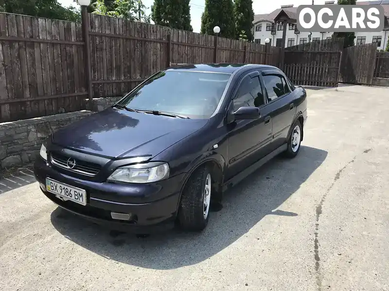 Седан Opel Astra 2003 1.4 л. Ручна / Механіка обл. Хмельницька, Дунаївці - Фото 1/10