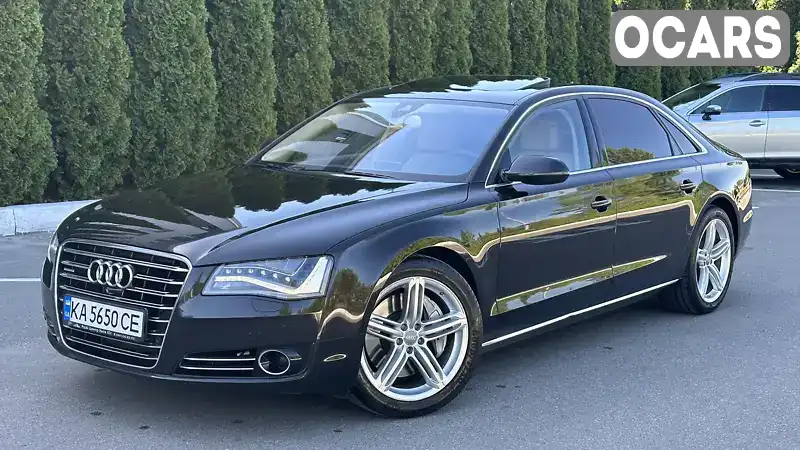 Седан Audi A8 2013 4 л. Автомат обл. Киевская, Киев - Фото 1/19