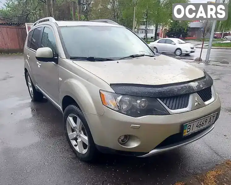 Внедорожник / Кроссовер Mitsubishi Outlander 2008 2.35 л. Автомат обл. Полтавская, Полтава - Фото 1/7