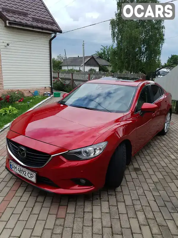 Седан Mazda 6 2013 2.49 л. Автомат обл. Житомирская, Овруч - Фото 1/21