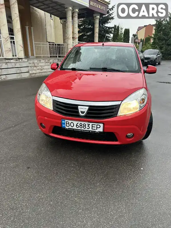 Хетчбек Dacia Sandero 2008 1.4 л. Ручна / Механіка обл. Тернопільська, Тернопіль - Фото 1/13