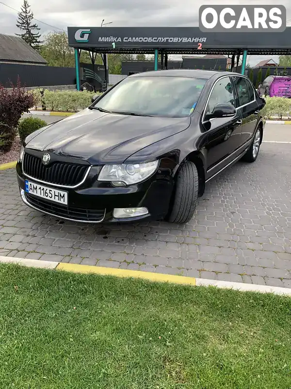 Ліфтбек Skoda Superb 2009 2 л. Автомат обл. Житомирська, Коростень - Фото 1/20