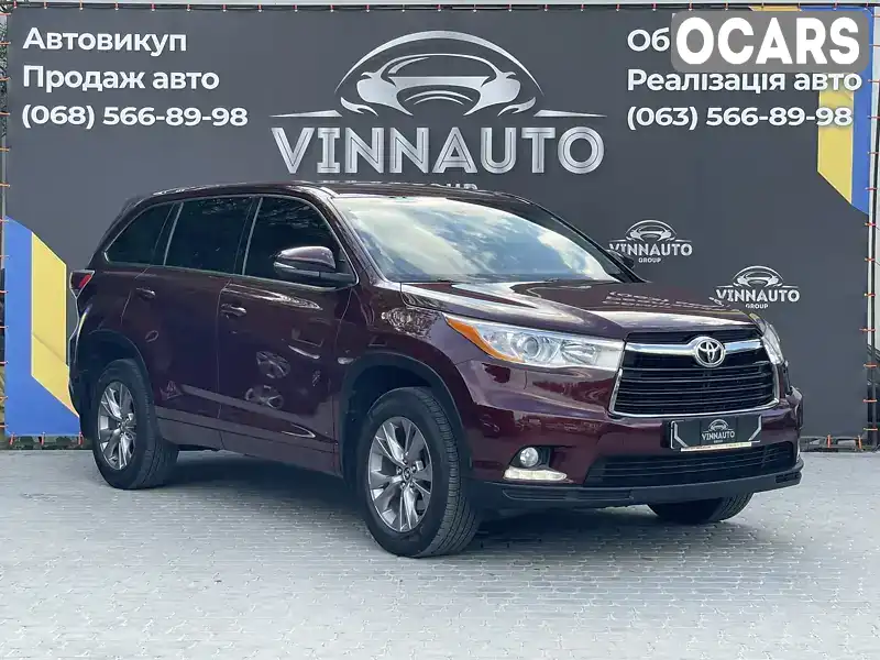 Внедорожник / Кроссовер Toyota Highlander 2015 2.7 л. Автомат обл. Винницкая, Винница - Фото 1/21