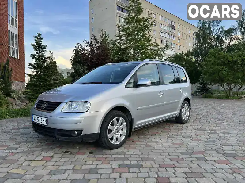 Мінівен Volkswagen Touran 2005 1.98 л. Ручна / Механіка обл. Волинська, Нововолинськ - Фото 1/21