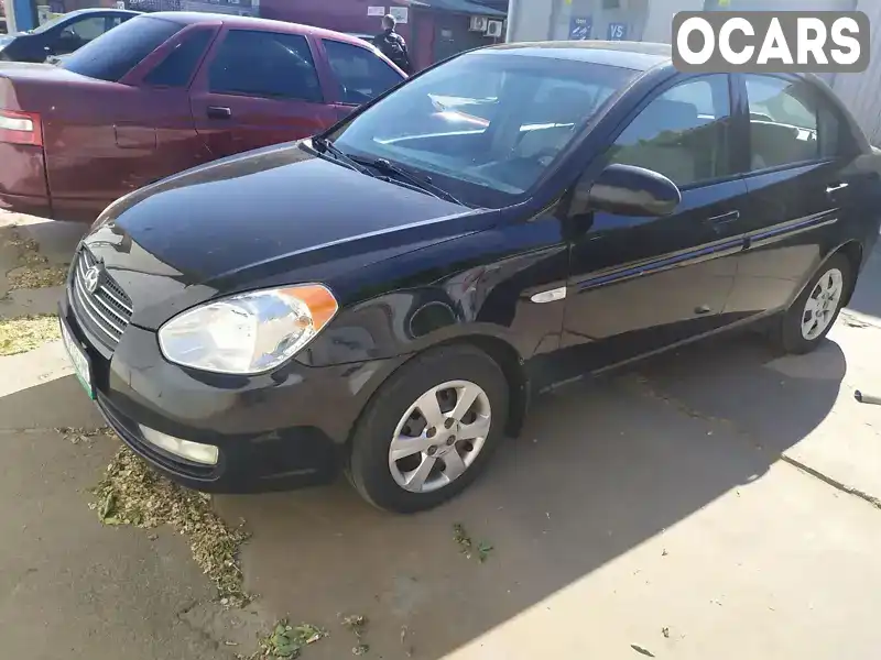 Седан Hyundai Accent 2007 1.4 л. Ручная / Механика обл. Харьковская, Харьков - Фото 1/12