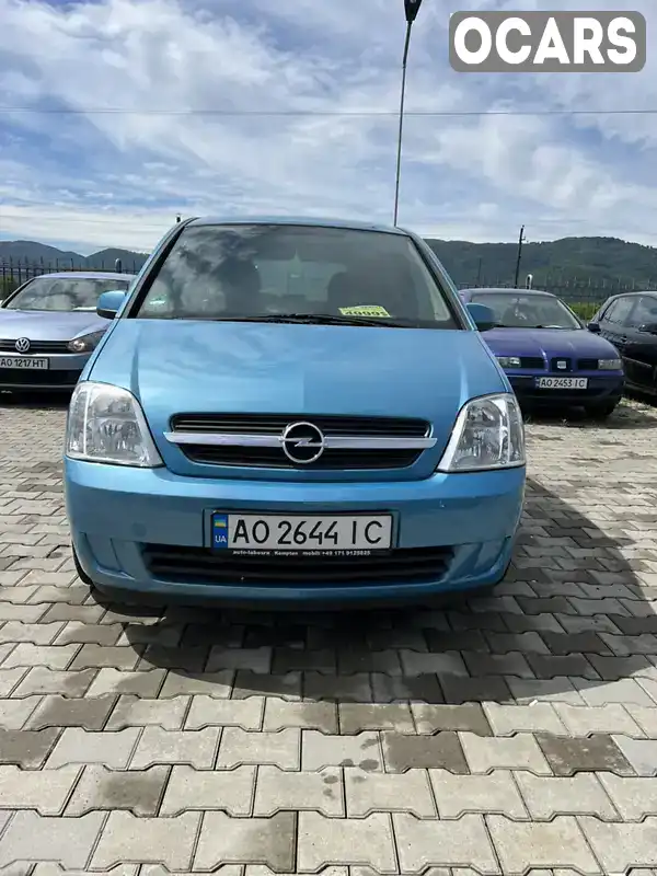 Мікровен Opel Meriva 2004 1.6 л. Ручна / Механіка обл. Закарпатська, Хуст - Фото 1/19