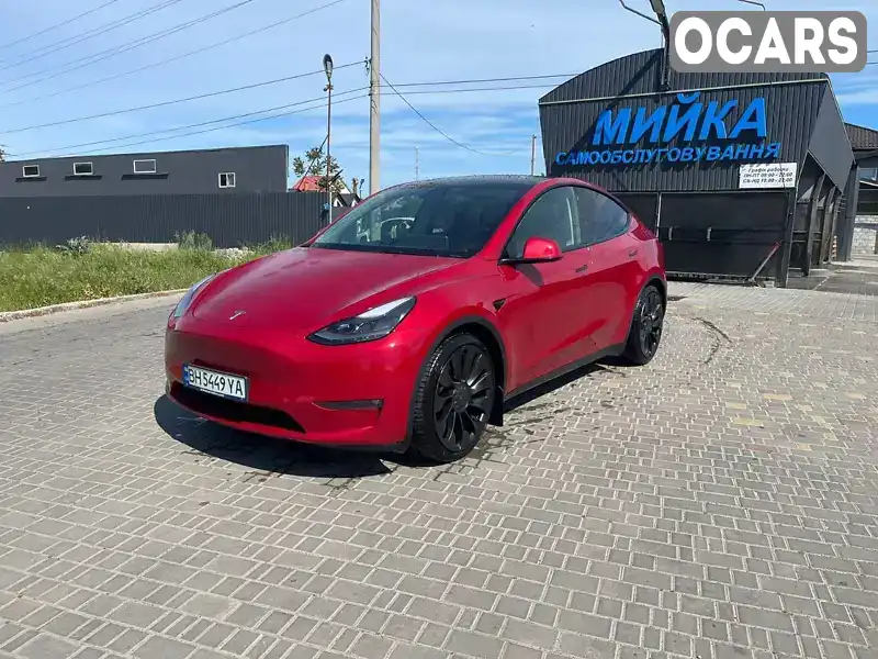 Внедорожник / Кроссовер Tesla Model Y 2021 null_content л. Автомат обл. Одесская, Одесса - Фото 1/21