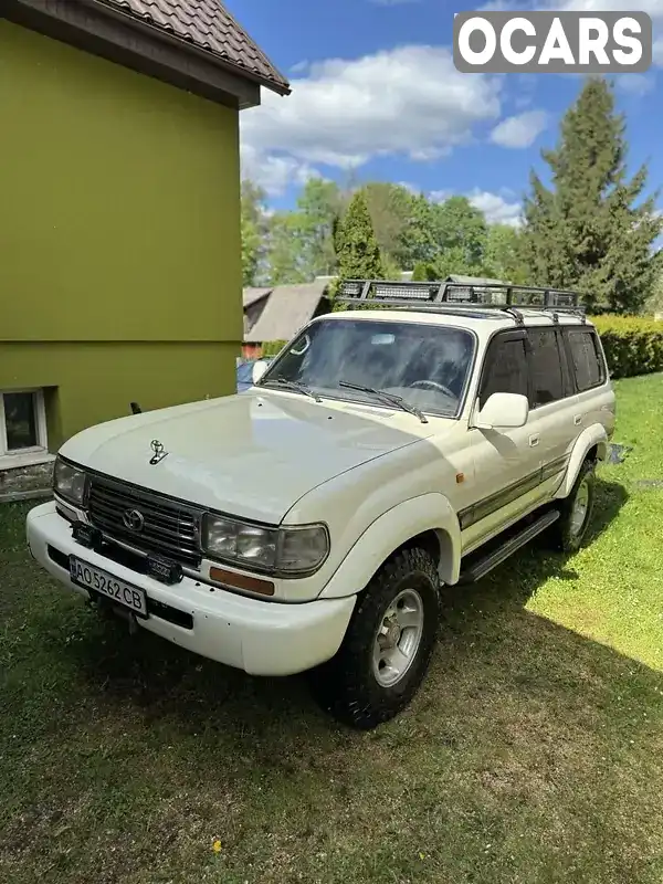 Внедорожник / Кроссовер Toyota Land Cruiser 1997 4.5 л. Ручная / Механика обл. Закарпатская, Ужгород - Фото 1/16