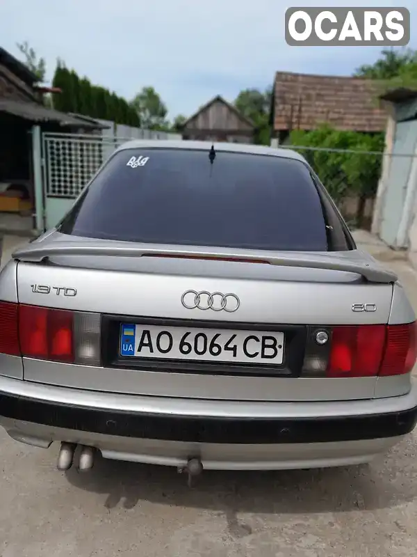 Седан Audi 80 1993 1.9 л. Ручна / Механіка обл. Закарпатська, Ужгород - Фото 1/8