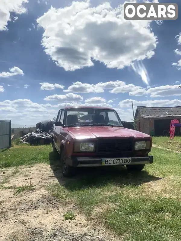 Седан ВАЗ / Lada 2107 1988 1.3 л. Ручная / Механика обл. Львовская, Каменка-Бугская - Фото 1/7