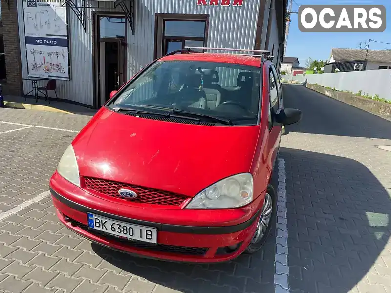 Мінівен Ford Galaxy 2002 1.9 л. Ручна / Механіка обл. Рівненська, Дубно - Фото 1/9