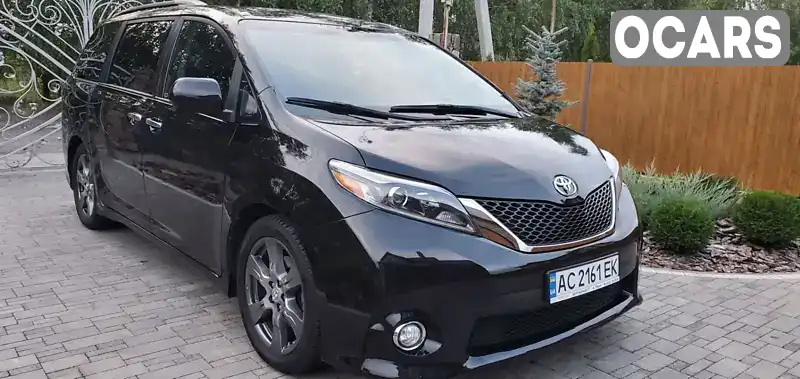 Минивэн Toyota Sienna 2017 3.46 л. Автомат обл. Волынская, Луцк - Фото 1/21