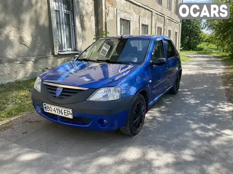 Седан Dacia Logan 2006 1.6 л. обл. Хмельницкая, Изяслав - Фото 1/16