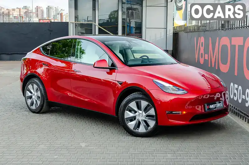 Внедорожник / Кроссовер Tesla Model Y 2021 null_content л. Автомат обл. Киевская, Киев - Фото 1/21