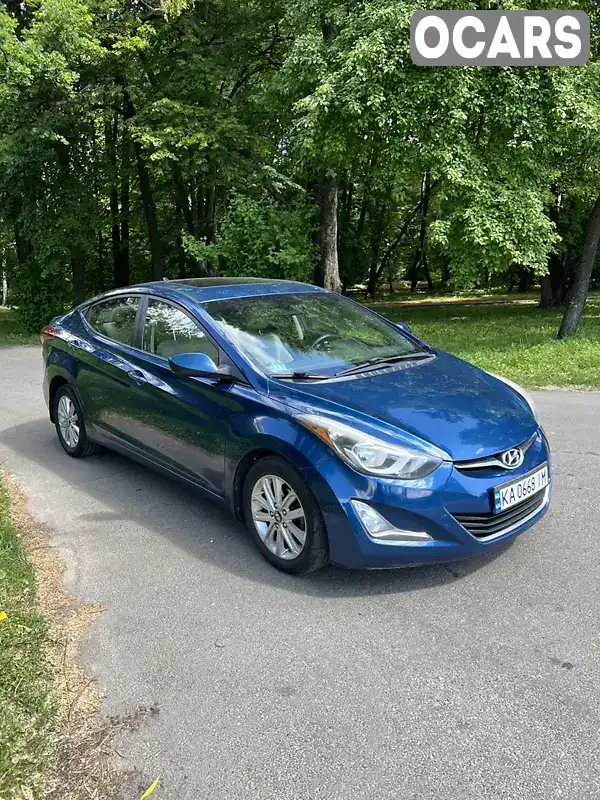 Седан Hyundai Elantra 2014 1.8 л. Автомат обл. Київська, Київ - Фото 1/21