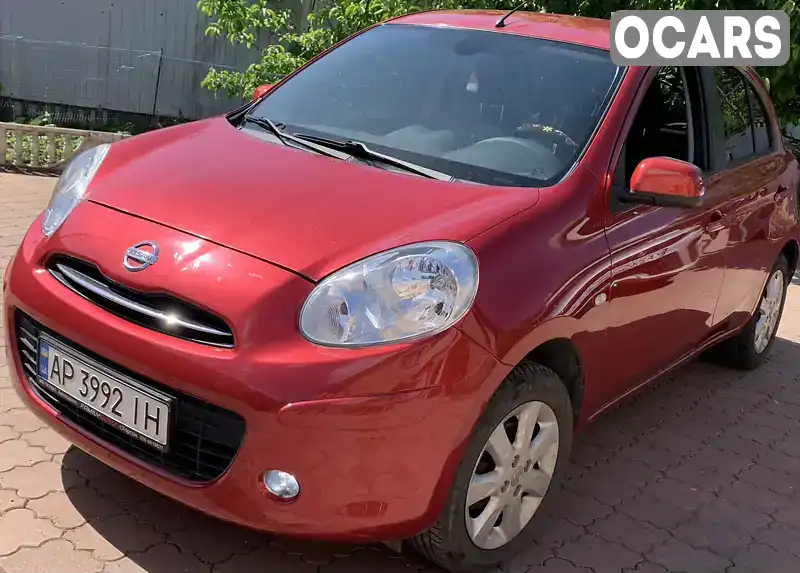 Хэтчбек Nissan Micra 2013 1.2 л. Автомат обл. Запорожская, Запорожье - Фото 1/4