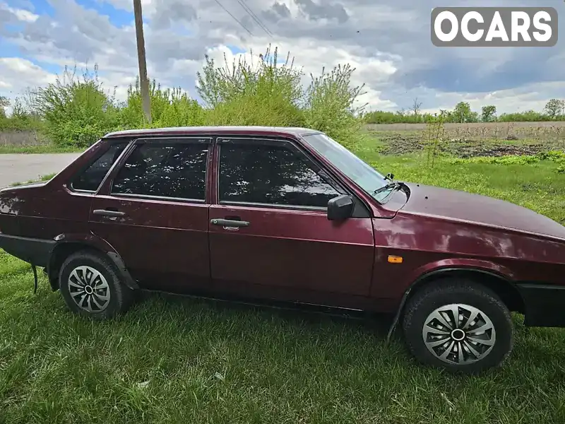 Седан ВАЗ / Lada 21099 2008 1.6 л. Ручная / Механика обл. Полтавская, Гадяч - Фото 1/13