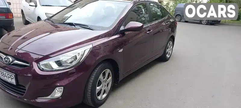 Седан Hyundai Accent 2012 1.4 л. Автомат обл. Киевская, Бровары - Фото 1/21