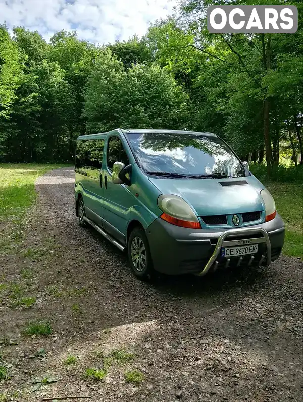 Мінівен Renault Trafic 2003 1.87 л. Ручна / Механіка обл. Івано-Франківська, Тлумач - Фото 1/8