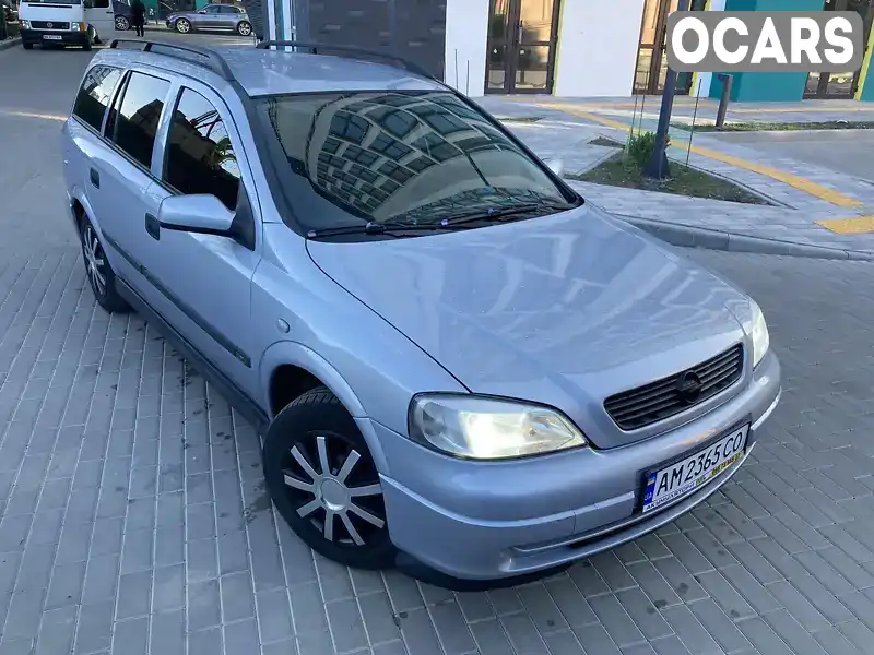 Універсал Opel Astra 2001 1.6 л. Ручна / Механіка обл. Житомирська, Житомир - Фото 1/21