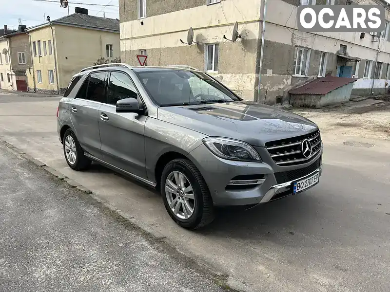 Внедорожник / Кроссовер Mercedes-Benz M-Class 2013 3 л. Автомат обл. Тернопольская, Залещики - Фото 1/21