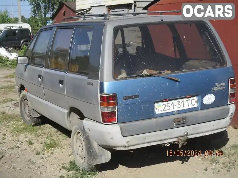 Мінівен Renault Espace 1990 2.1 л. Ручна / Механіка обл. Тернопільська, Тернопіль - Фото 1/7