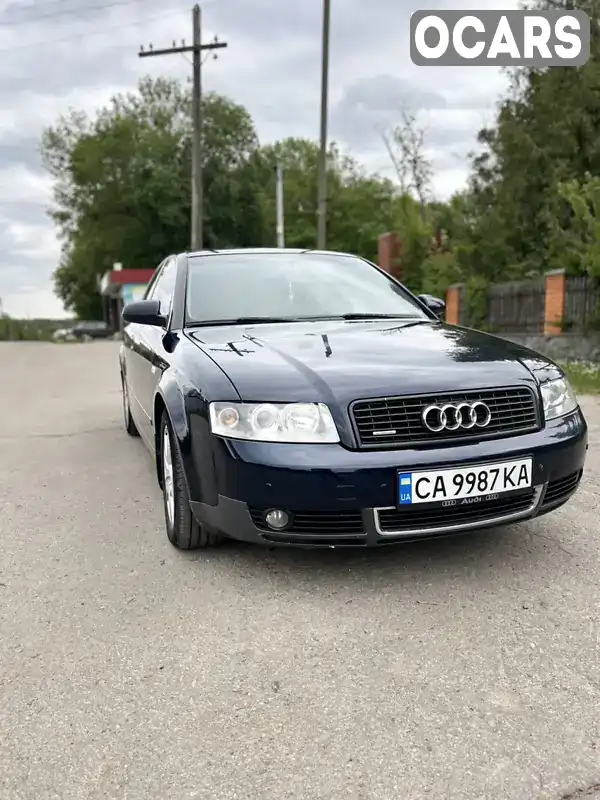 Седан Audi A4 2004 1.78 л. Ручная / Механика обл. Черкасская, Монастырище - Фото 1/15