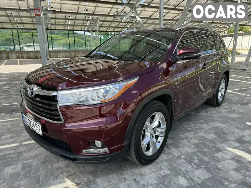 Позашляховик / Кросовер Toyota Highlander 2014 3.46 л. Автомат обл. Львівська, Львів - Фото 1/21