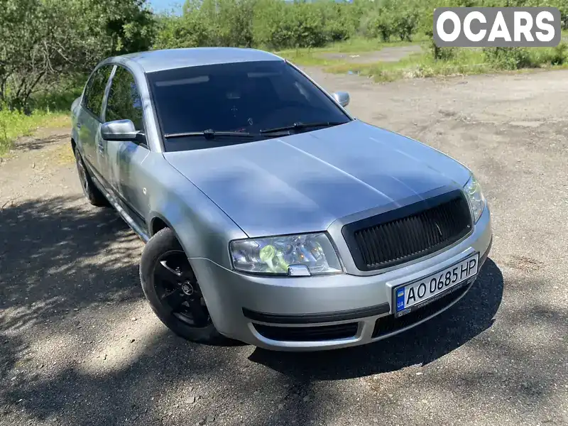 Ліфтбек Skoda Superb 2003 1.9 л. Ручна / Механіка обл. Закарпатська, Хуст - Фото 1/14