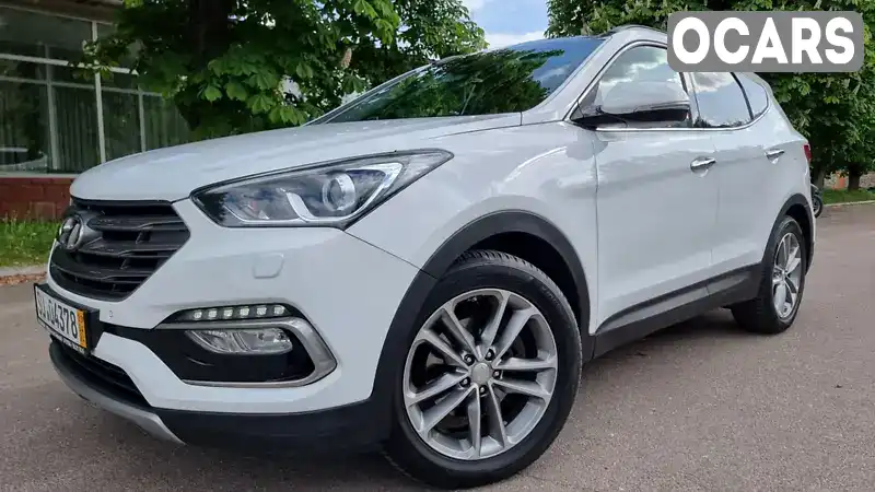 Позашляховик / Кросовер Hyundai Santa FE 2016 2.2 л. Автомат обл. Київська, Київ - Фото 1/21