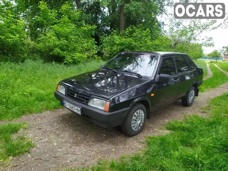 Седан ВАЗ / Lada 21099 2006 1.5 л. Ручная / Механика обл. Полтавская, Миргород - Фото 1/13