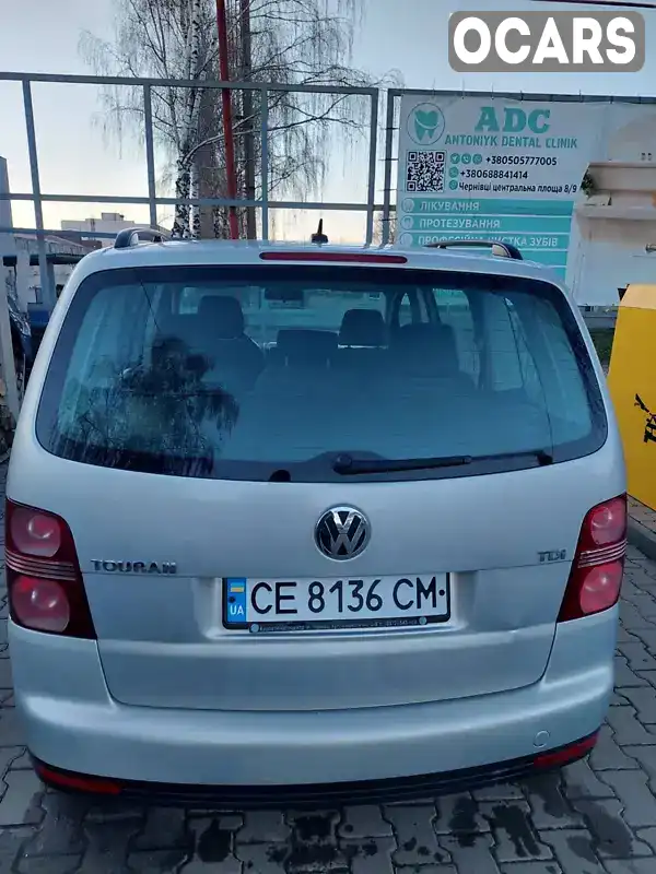 Минивэн Volkswagen Touran 2010 1.9 л. Ручная / Механика обл. Черновицкая, Черновцы - Фото 1/9