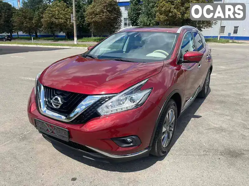 Позашляховик / Кросовер Nissan Murano 2017 3.5 л. Варіатор обл. Сумська, Суми - Фото 1/21