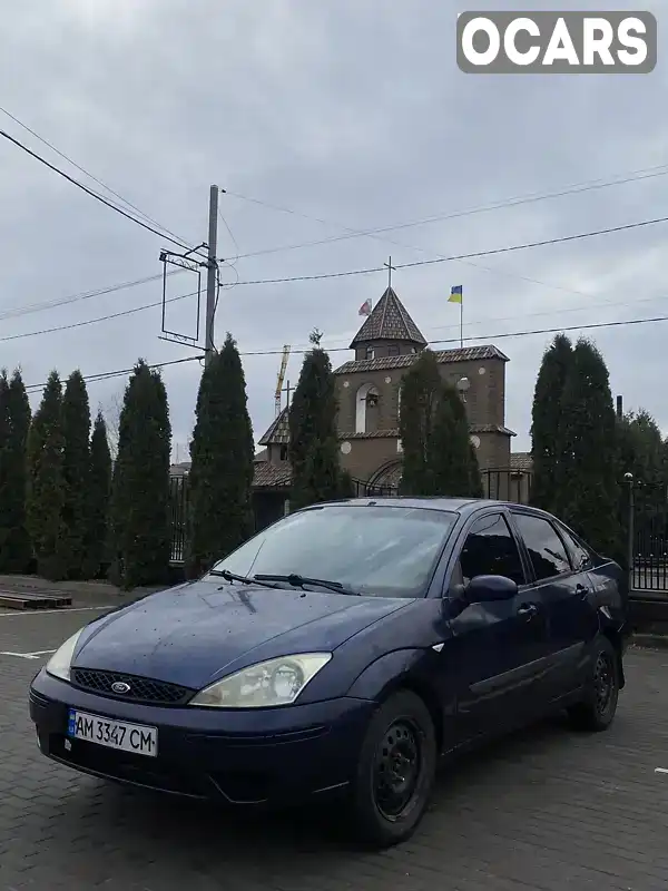 Седан Ford Focus 2004 1.6 л. Ручная / Механика обл. Житомирская, Житомир - Фото 1/10