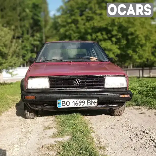 Седан Volkswagen Jetta 1986 1.6 л. Ручная / Механика обл. Тернопольская, Борщев - Фото 1/11